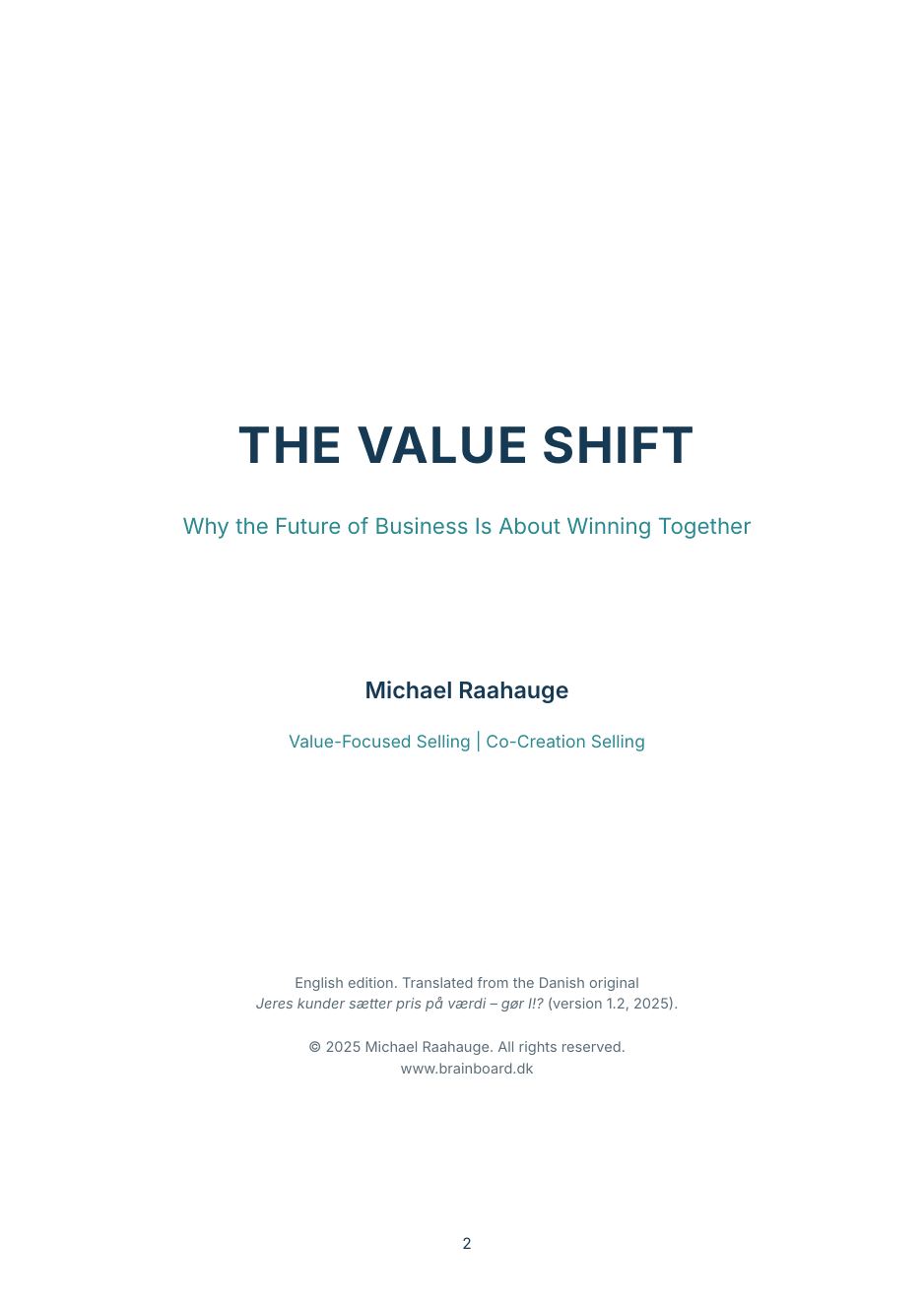 The Value Shift – page 2